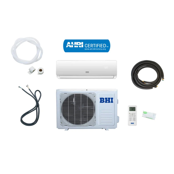 Aux Usa BHI Ductless Mini Split AC W/ Outdoor Heat Belt, 12,000 BTU, 20 SEER, 115V, White BHI-12K115V-US-A